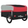 Black and red iron bicycle trailer 45 kg by , Bicycle trailers - Ref: Foro24-94062, Price: 84,58 €, Discount: %