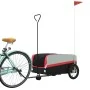 Remolque para bicicleta hierro negro y rojo 45 kg de , Remolques para bicicletas - Ref: Foro24-94069, Precio: 89,21 €, Descue...