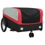 Fahrradanhänger aus schwarzem und rotem Eisen 45 kg von , Fahrradanhänger - Ref: Foro24-94069, Preis: 84,94 €, Rabatt: %