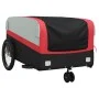 Remolque para bicicleta hierro negro y rojo 45 kg de , Remolques para bicicletas - Ref: Foro24-94069, Precio: 89,21 €, Descue...