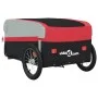 Remolque para bicicleta hierro negro y rojo 45 kg de , Remolques para bicicletas - Ref: Foro24-94069, Precio: 89,21 €, Descue...