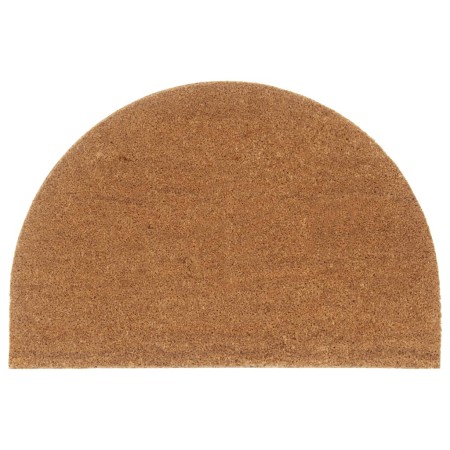 Felpudo semicircular de fibra de coco natural 60x90 cm de , Felpudos - Ref: Foro24-155564, Precio: 28,93 €, Descuento: %