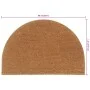 Halbrunde Fußmatte aus natürlicher Kokosfaser, 60 x 90 cm von , Fußmatten - Ref: Foro24-155564, Preis: 51,63 €, Rabatt: %