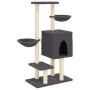 Katzenkratzbaum mit dunkelgrauen Sisalpfosten 117 cm von , Katzenmöbel - Ref: Foro24-172120, Preis: 60,20 €, Rabatt: %