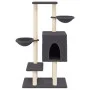 Cat scratcher with dark gray sisal posts 117 cm by , Cat furniture - Ref: Foro24-172120, Price: 60,20 €, Discount: %