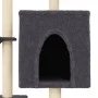 Cat scratcher with dark gray sisal posts 117 cm by , Cat furniture - Ref: Foro24-172120, Price: 60,20 €, Discount: %