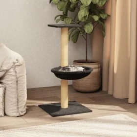 Cat scratching post with dark gray sisal post 74 cm by , Cat furniture - Ref: Foro24-171590, Price: 24,21 €, Discount: %