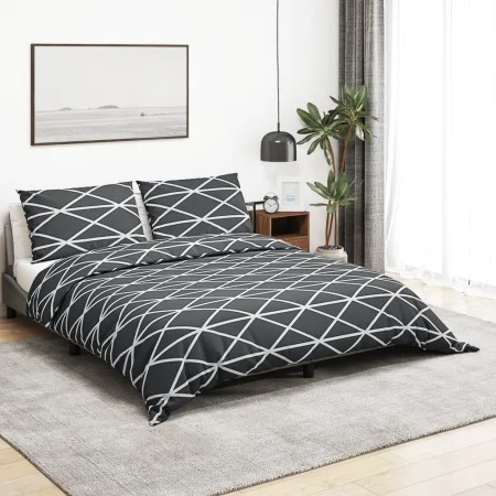 Gray cotton duvet cover set 200x200 cm by , Duvet covers - Ref: Foro24-136047, Price: 26,67 €, Discount: %