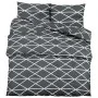 Gray cotton duvet cover set 200x200 cm by , Duvet covers - Ref: Foro24-136047, Price: 26,67 €, Discount: %