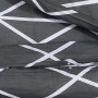 Graues Bettbezug-Set aus Baumwolle, 200 x 200 cm von , Bettbezüge - Ref: Foro24-136047, Preis: 26,67 €, Rabatt: %