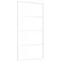 Schiebetür aus ESG-Glas und weißem Aluminium, 102,5 x 205 cm von , Türen für zu Hause - Ref: Foro24-151689, Preis: 180,88 €, ...