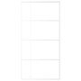 Schiebetür aus ESG-Glas und weißem Aluminium, 102,5 x 205 cm von , Türen für zu Hause - Ref: Foro24-151689, Preis: 184,27 €, ...