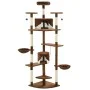 Cat scratching post with brown and white sisal post 203 cm by , Cat furniture - Ref: Foro24-170528, Price: 130,38 €, Discount: %