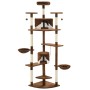 Katzenkratzbaum mit braun-weißem Sisalstamm, 203 cm von , Katzenmöbel - Ref: Foro24-170528, Preis: 145,48 €, Rabatt: %