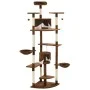 Cat scratching post with brown and white sisal post 203 cm by , Cat furniture - Ref: Foro24-170528, Price: 130,38 €, Discount: %
