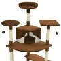 Cat scratching post with brown and white sisal post 203 cm by , Cat furniture - Ref: Foro24-170528, Price: 130,38 €, Discount: %
