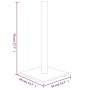 Dunkelgrauer Kratzbaum für Katzen 35x35x70 cm. von , Katzenmöbel - Ref: Foro24-171680, Preis: 25,81 €, Rabatt: %