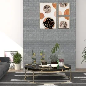 Self-adhesive wallpaper 3D bricks 20 units anthracite by , Painted paper - Ref: Foro24-150722, Price: 53,94 €, Discount: %