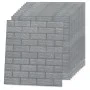 Self-adhesive wallpaper 3D bricks 20 units anthracite by , Painted paper - Ref: Foro24-150722, Price: 53,94 €, Discount: %