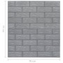 Self-adhesive wallpaper 3D bricks 20 units anthracite by , Painted paper - Ref: Foro24-150722, Price: 57,11 €, Discount: %