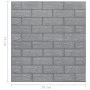 Self-adhesive wallpaper 3D bricks 20 units anthracite by , Painted paper - Ref: Foro24-150722, Price: 53,94 €, Discount: %