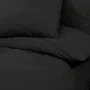 Juego de funda nórdica algodón negro 200x220 cm by , Duvet covers - Ref: Foro24-136121, Price: 37,38 €, Discount: %