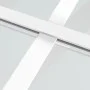 Schiebetür aus gehärtetem Glas und weißem Aluminium 76x205 cm von , Türen für zu Hause - Ref: Foro24-151680, Preis: 153,31 €,...
