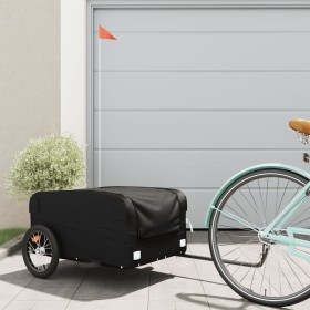 Fahrradanhänger aus schwarzem Eisen, 45 kg. von , Fahrradanhänger - Ref: Foro24-94045, Preis: 83,18 €, Rabatt: %