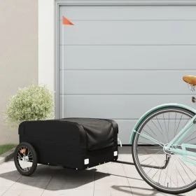 Remolque para bicicleta hierro negro 45 kg de , Remolques para bicicletas - Ref: Foro24-94045, Precio: 81,81 €, Descuento: %