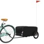 Fahrradanhänger aus schwarzem Eisen, 45 kg. von , Fahrradanhänger - Ref: Foro24-94045, Preis: 83,18 €, Rabatt: %