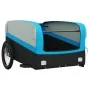 Remolque para bicicleta hierro negro y azul 45 kg de , Remolques para bicicletas - Ref: Foro24-94051, Precio: 87,76 €, Descue...