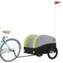Fahrradanhänger aus schwarzem und grünem Eisen, 45 kg. von , Fahrradanhänger - Ref: Foro24-94137, Preis: 98,74 €, Rabatt: %