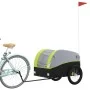 Remolque para bicicleta hierro negro y verde 45 kg de , Remolques para bicicletas - Ref: Foro24-94137, Precio: 97,04 €, Descu...