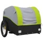Remolque para bicicleta hierro negro y verde 45 kg de , Remolques para bicicletas - Ref: Foro24-94137, Precio: 97,04 €, Descu...