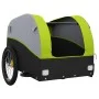Remolque para bicicleta hierro negro y verde 45 kg de , Remolques para bicicletas - Ref: Foro24-94137, Precio: 97,04 €, Descu...
