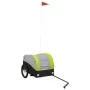 Fahrradanhänger aus schwarzem und grünem Eisen, 30 kg. von , Fahrradanhänger - Ref: Foro24-94123, Preis: 83,66 €, Rabatt: %