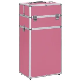 Rosa Make-up-Trolley aus Aluminium von vidaXL, Kulturbeutel - Ref: Foro24-91823, Preis: 101,31 €, Rabatt: %