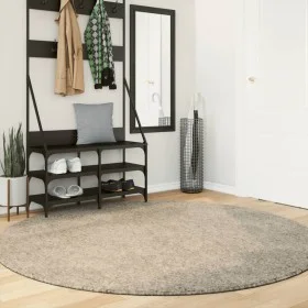 Langfloriger Teppich mit glänzendem Aussehen ISTAN beige Ø 200 cm von , Teppiche - Ref: Foro24-375661, Preis: 83,72 €, Rabatt: %