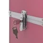 Maletín trolley de maquillaje de aluminio rosa de vidaXL, Neceseres - Ref: Foro24-91823, Precio: 101,31 €, Descuento: %