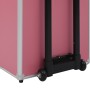 Maletín trolley de maquillaje de aluminio rosa de vidaXL, Neceseres - Ref: Foro24-91823, Precio: 108,27 €, Descuento: %