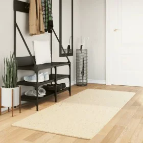 Alfombra de pelo corto suave lavable HUARTE crema 80x200 cm de , Alfombras - Ref: Foro24-375034, Precio: 42,18 €, Descuento: %