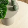 Kurzer, weicher, waschbarer Teppich HUARTE in Creme mit einem Durchmesser von 120 cm. von , Teppiche - Ref: Foro24-375048, Pr...