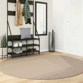 Alfombra de pelo corto suave lavable HUARTE arena Ø 200 cm de , Alfombras - Ref: Foro24-375069, Precio: 116,96 €, Descuento: %