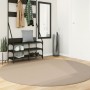 Kurzer weicher waschbarer Teppich HUARTE Sand Ø 200 cm von , Teppiche - Ref: Foro24-375069, Preis: 119,15 €, Rabatt: %