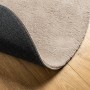 Alfombra de pelo corto suave lavable HUARTE arena Ø 200 cm de , Alfombras - Ref: Foro24-375069, Precio: 124,23 €, Descuento: %