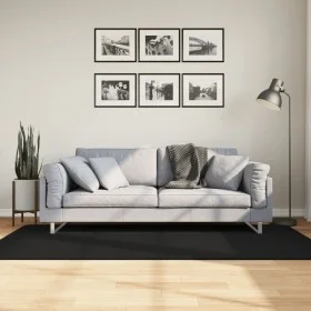 Kurzer, weicher, waschbarer Teppich HUARTE in Schwarz, 100x200 cm. von , Teppiche - Ref: Foro24-375112, Preis: 69,55 €, Rabat...
