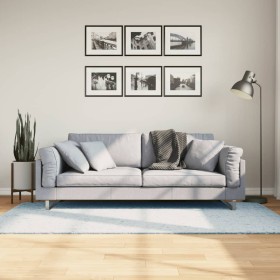 Kurzer, weicher, waschbarer Teppich HUARTE in Blau, 100x200 cm. von , Teppiche - Ref: Foro24-375131, Preis: 42,27 €, Rabatt: %