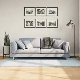 Kurzer, weicher, waschbarer Teppich HUARTE in Blau, 100x200 cm. von , Teppiche - Ref: Foro24-375131, Preis: 39,58 €, Rabatt: %
