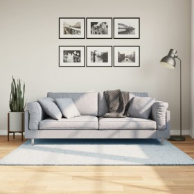 Kurzer, weicher, waschbarer Teppich HUARTE in Blau, 120x170 cm. von , Teppiche - Ref: Foro24-375133, Preis: 41,62 €, Rabatt: %