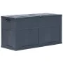 Caja de almacenamiento de jardín 320 L negro de vidaXL, Cajas de almacenaje para exteriores - Ref: Foro24-45688, Precio: 82,1...